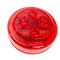 Truck-Lite Low Profile, Led, Red Round, 8 Diode, Marker Clearance Light, Pc, Pl-10, 12V 10286R - alternate 2